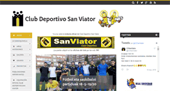 Desktop Screenshot of clubdeportivosanviator.com