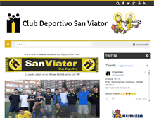 Tablet Screenshot of clubdeportivosanviator.com